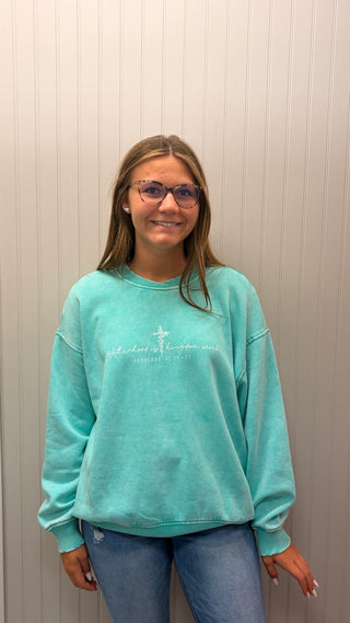 Motherhood is Kingdom Work Pullover • Mint