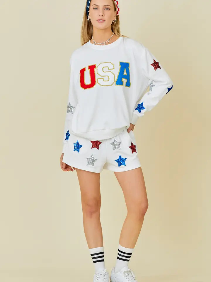 USA Patch Shorts