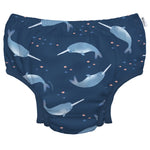 Eco Snap Swim Diaper • Navy Narwhale