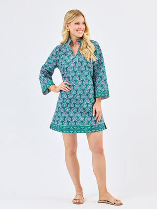 Brenda Mini Dress • Sunshower Flora Ocean