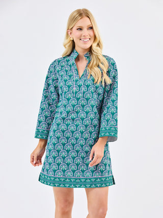 Brenda Mini Dress • Sunshower Flora Ocean