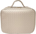 Luxe Travel Case • Woven Bisque