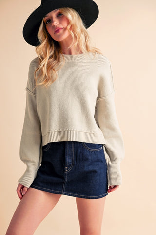 Regina Sweater • Pearl