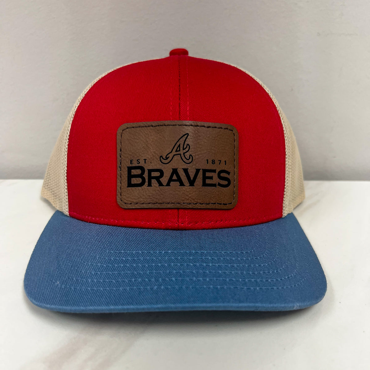 Vintage Braves • Leather Patch Hat