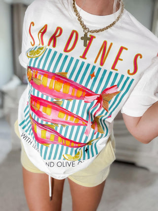 'Sardines' Tee • White