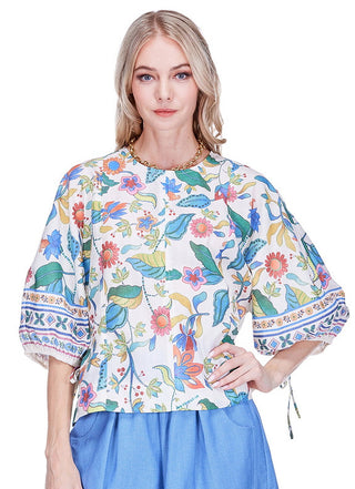 Gored Top • Festival Florals