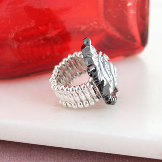 Georgia Bulldogs Crystal Logo Stretch Ring | Uga | Go Dawgs!