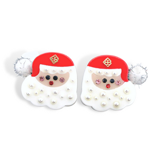 Christmas Red Santa Stud Earrings