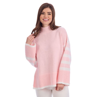 Costner Striped Sweater • Pink
