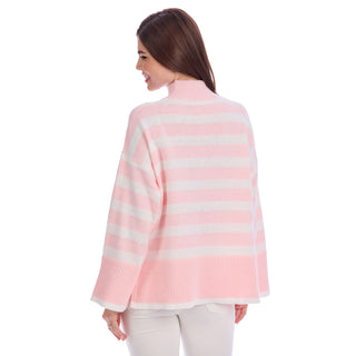 Costner Striped Sweater • Pink