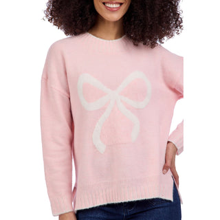 Wilder Bow Sweater • Pink