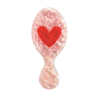 Heart Mini Hairbrush