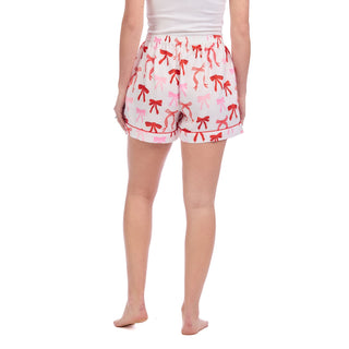 Bow Holiday Pajama Shorts