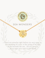 Sea La Vie Necklace Gold • Sea Wonders/Sand Dollar