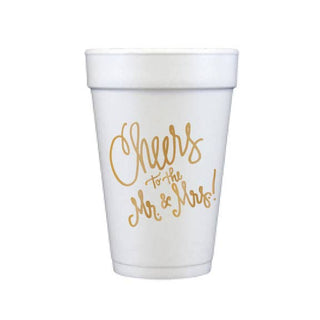 Cheers To the Mr & Mrs (Wedding) | Foam Cup