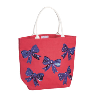 Americana Bows Sparkle Tote