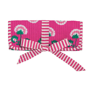 Block Print Jewelry Roll • Pink