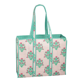 Dahlia Block Print Tote