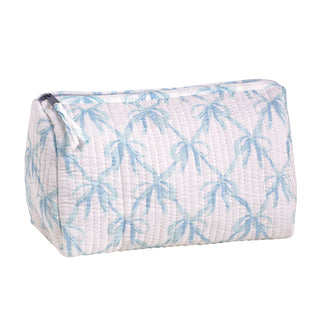 Blue Bow Block Print Case • White