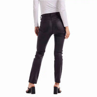 Krisa Black Coated Pants • Black