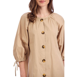 Pheebes Button Down Dress • Tan