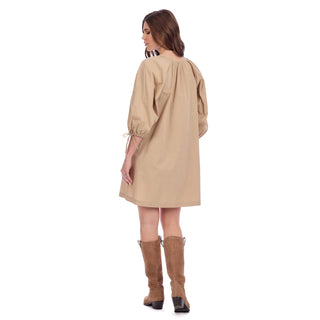 Pheebes Button Down Dress • Tan