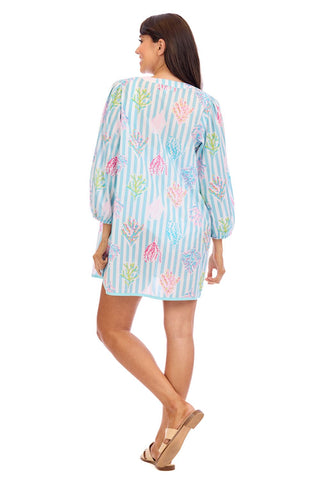 Pearla Cover Up • Blue Stripe