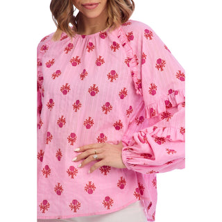 Trenton Printed Top • Pink