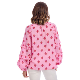 Trenton Printed Top • Pink