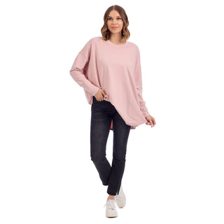 Libba Swing Hem Top • Pink