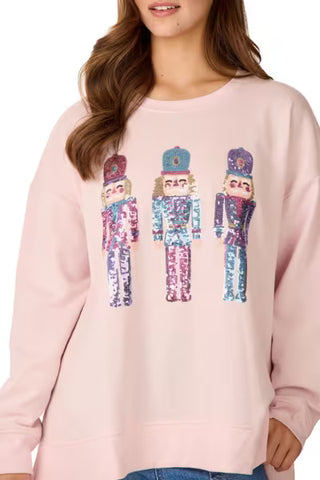 Nutcracker Sparkle Sweatshirt • One Size