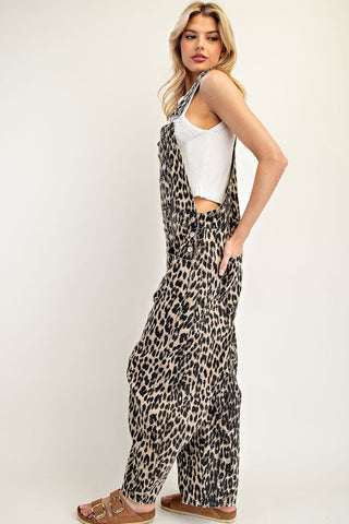Murphy Leopard Jumpsuit • Chestnut