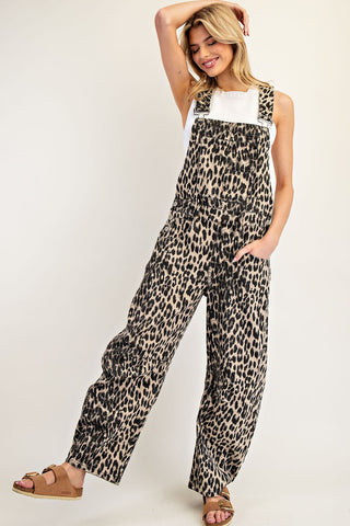 Murphy Leopard Jumpsuit • Chestnut