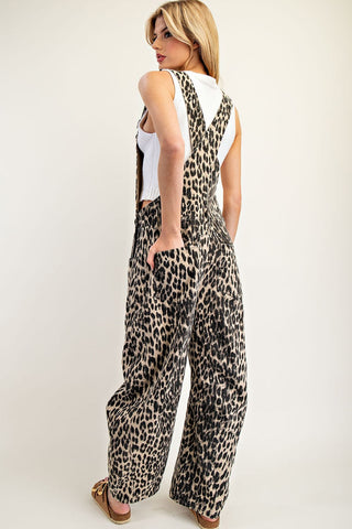 Murphy Leopard Jumpsuit • Chestnut
