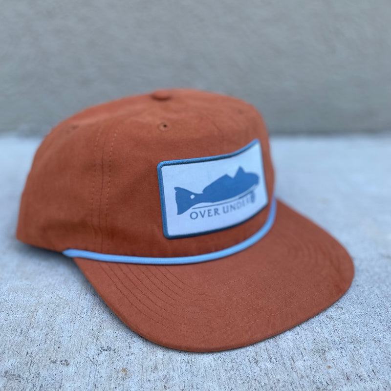 Redfish on Fly Rope Hat • Adobe Clay