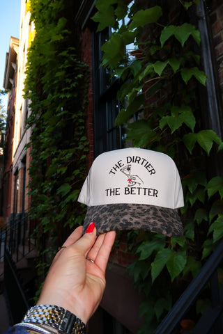 The Dirtier The Better Hat • Black & Leopard