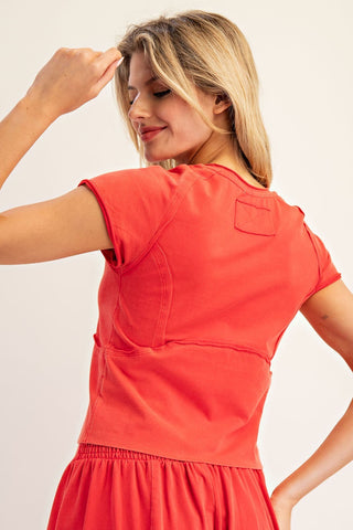 Sarah Mineral Washed Set • Red