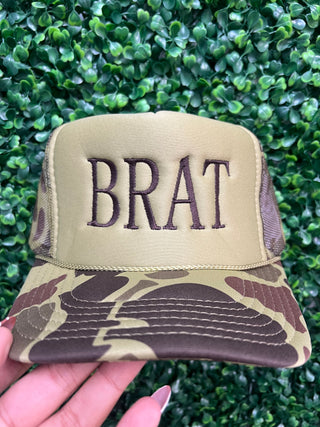 BRAT Puff Hat • Light Camo