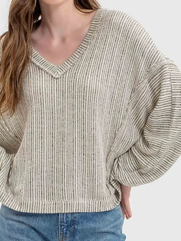 Charlee Knit Top • Taupe