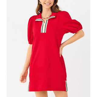 Andie Mini Dress • Red & Black