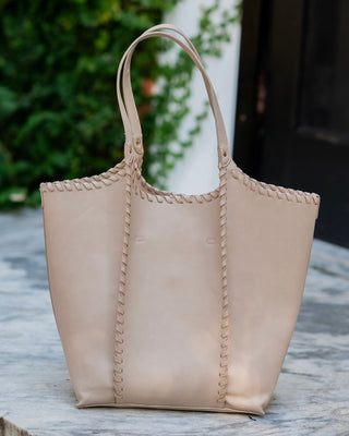 Emory Whipstitch Tote • Stone
