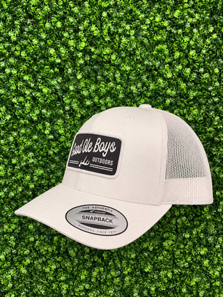Good Ole Boys Antler Patch Hat • White