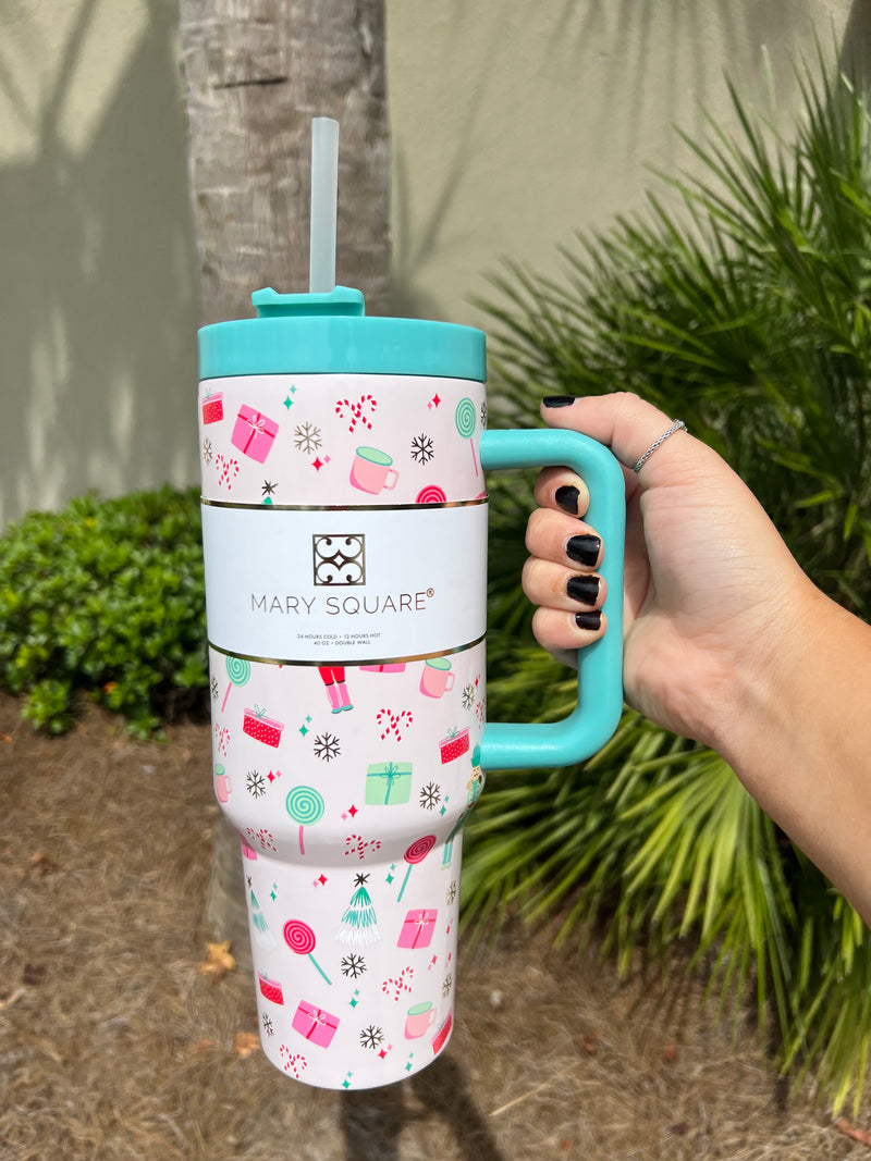 To-Go Handle Tumbler • Oh What Fun