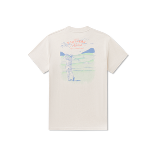 Pin High Tee •  Washed Pebble