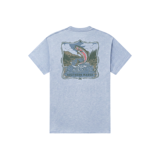 Trout Tantrum Tee • Washed Sky Blue