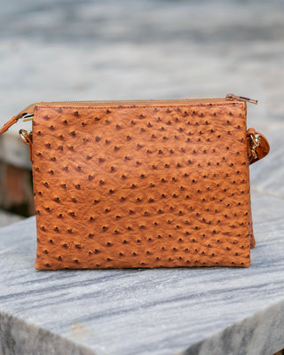 Ariana Crossbody • Saddle EO