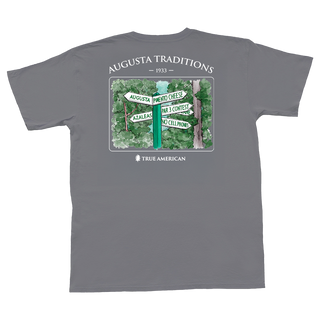 Augusta Traditions SS Pocket Tee • Granite