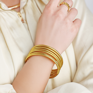 Aura Lumine All Weather Bangles® • Set of 6