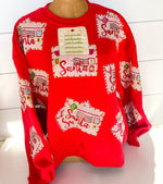 QOS Red Letters To Santa Sweatshirt