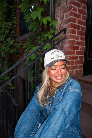 The Dirtier The Better Hat • Black & Leopard